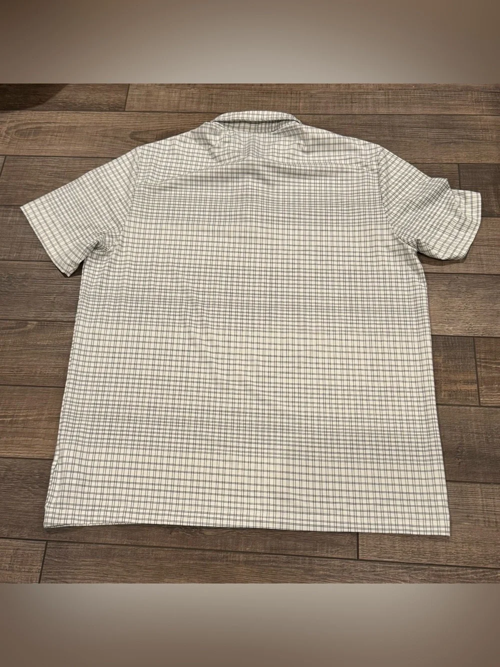 Adidas Polo Shirt Mens XL Plaid Primegreen Solid Golf Performance Top Casual